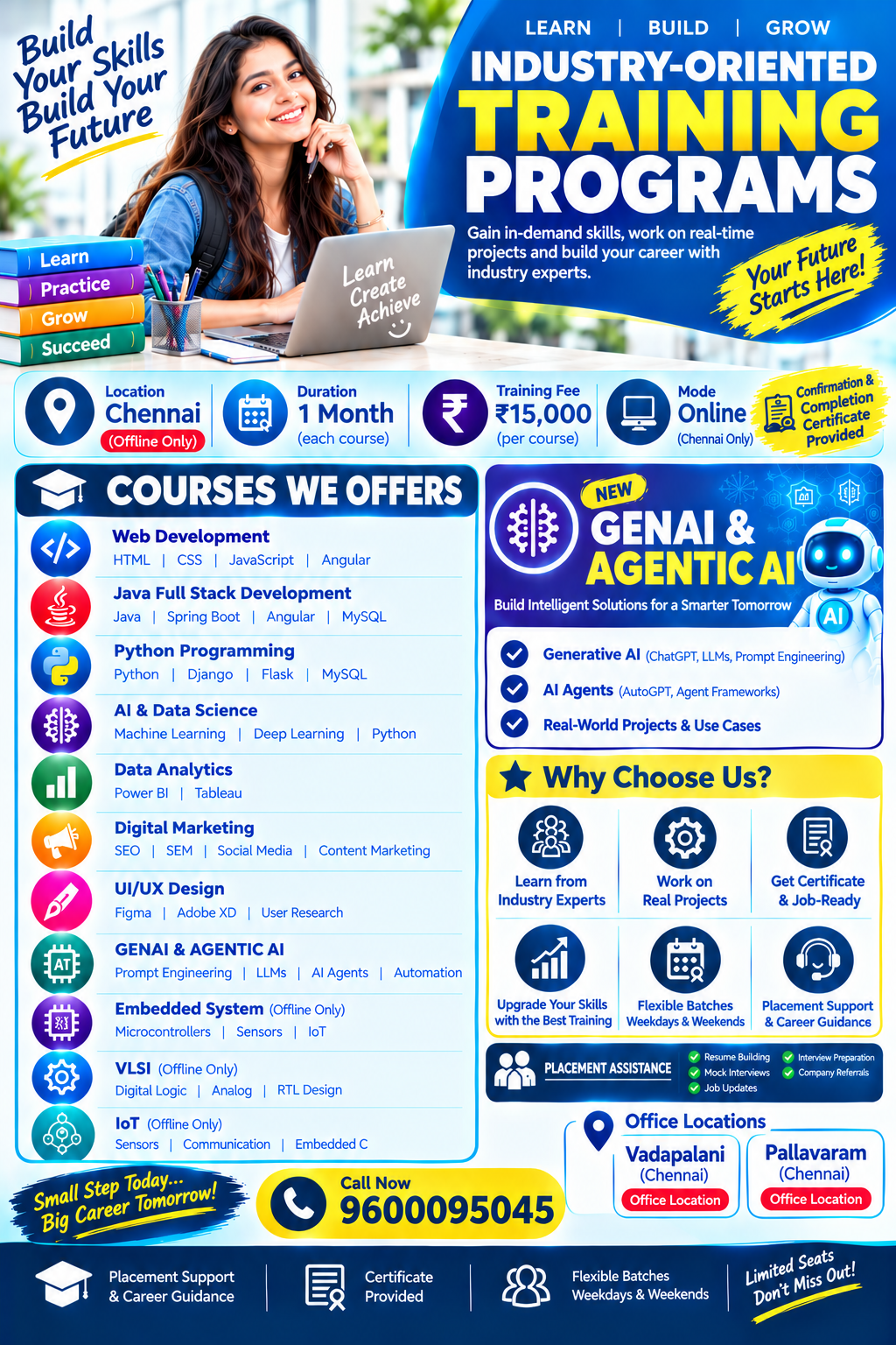 online training and offline training - Internship program