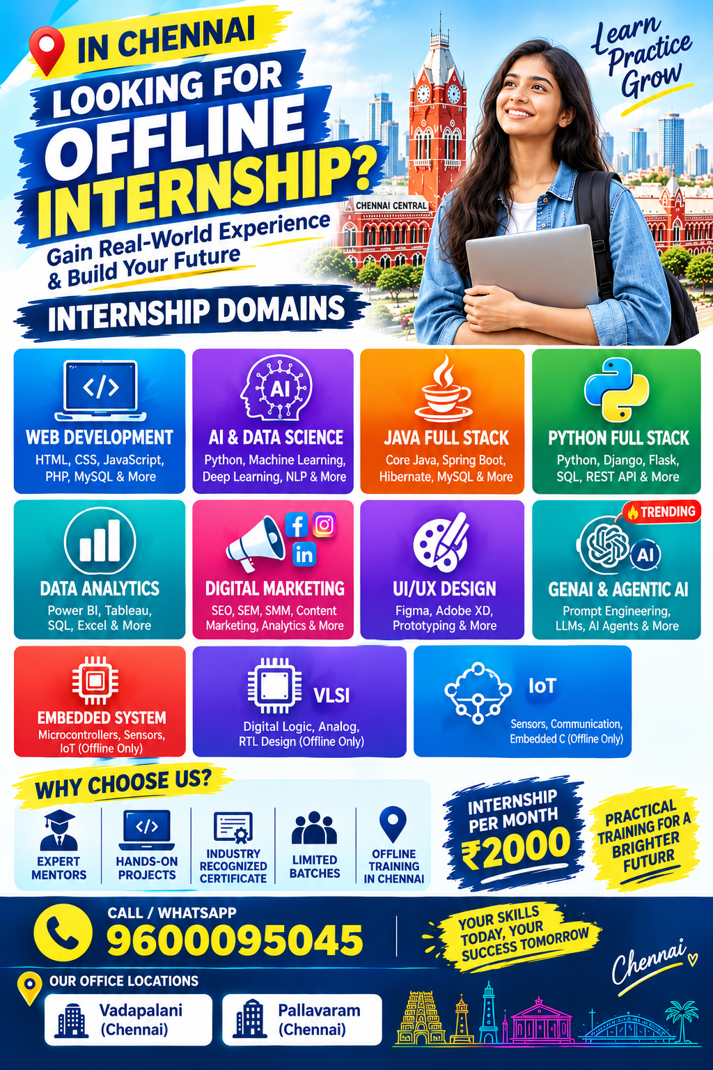 offline internship in chennai - Internship program