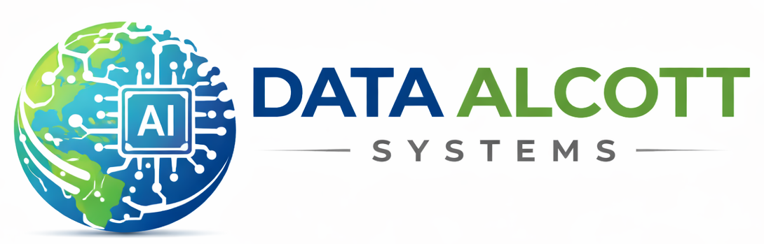 DATA ALCOTT SYSTEMS Logo